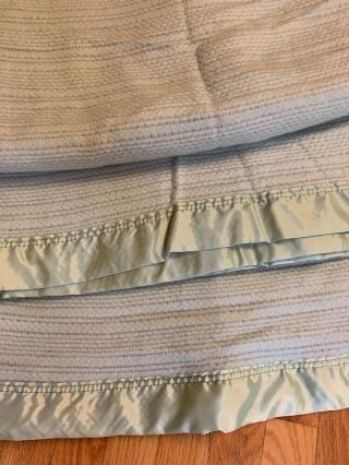 Vintage 100 Acrylic Thermal Blanket Jcpenney Usa Sage 94x90 Queen