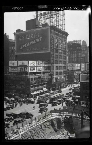 1930 Chin Lee Dinner Dancing Theater Club Manhattan Nyc Old Photo Negative 14p