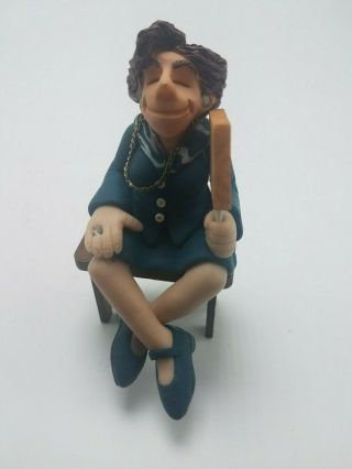 Diana Manning Shelf Sitter Doll - Clay Doll - Realtor - Real Estate Agent