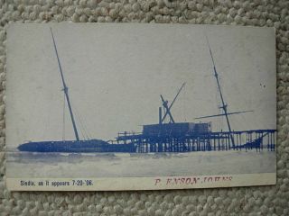 Unusual Sindia Ship Wreck - Ocean City Nj - 1906 - Shipwreck - Jersey