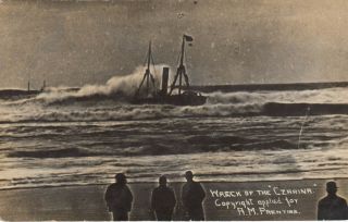 Rp: Marshfield,  Oregon,  1910 ; Shipwreck Of " Czarina " 6