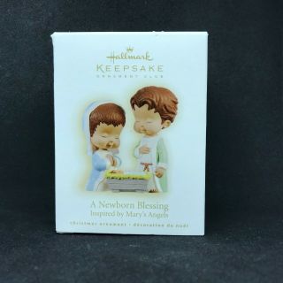 2009 Hallmark Marys Angels Newborn Blessing Ornament