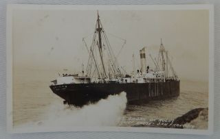 S.  S.  Ohioan " Shipwreck " On The Rocks By The Cliff House San Francisco,  Ca