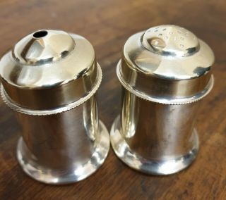 Antique Silver Plate Salt And Pepper Pot