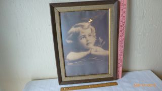 Vintage Framed Print Cupid At Rest 1906 M.  Dewitt Art Work