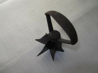 Antique Primitive 6 Blade Kitchen Food Chopper All Metal Cast Iron Handle