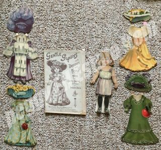 Raphael Tuck & Sons " Gentle Gladys " No.  6 Of Dainty Dollies Series Paper Doll