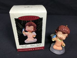 Hallmark Keepsake Christmas Ornament 1995 Camellia Mary’s Angels 8