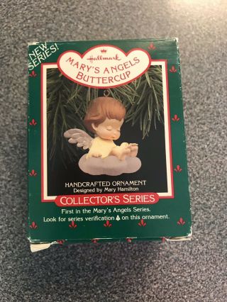 Hallmark 1988 Mary’s Angels Buttercup Christmas Ornament