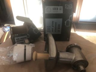 Vintage Metal Kenmore Food Chopper Meat Grinder Attachment And Knife Sharpener