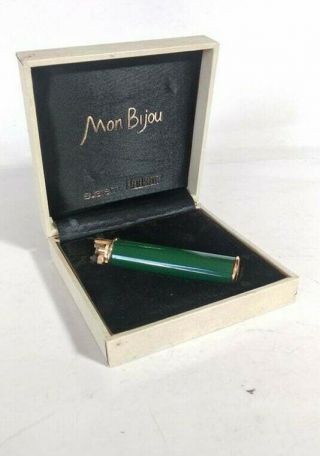 Vintage Mon Bijou Green Lighter System Hadson W/case