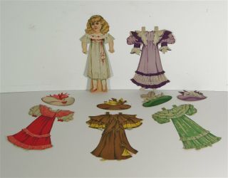 Ca1894 Raphael Tuck Set Of Paper Dolls - Darling Alice - Artistic Series No 20