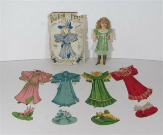 Ca1894 Raphael Tuck Set Of Paper Dolls - Darling Edith - Artistic Series No 23