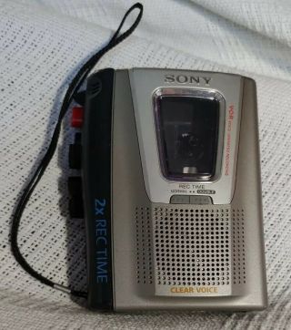 Vintage Sony Clear Voice (tcm - 20dv) Portable Cassette Recorder Player