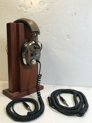 Vintage Koss Phase/2 Panoramic Source Control Headphones W/ Extension Cable