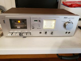 Vintage Akai Cs - M01a Stereo Cassette Deck -