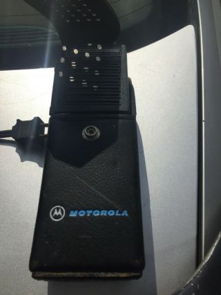 Vtg Motorola Handie Walkie Talkie Fm Police Style 2 Way Radio [ht 220]