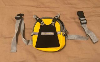 No Boundaries Cd Player Walkman Yellow Case Vintage Fanny Pack Waist Belt