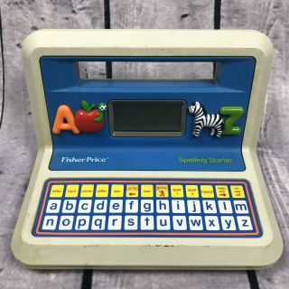 Spelling Starter Fisher - Price Learning Toy Education Vintage Computer (h15)