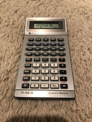 Vintage Texas Instrument Ti - 55 - Ii Scientific Calculator