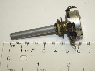 Vintage Irc 500k Ohm Log Audio Potentiometer Cleaned Good
