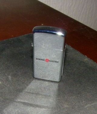 Vintage 1965 " General Electric " Slim Zippo Lighter - Never Fired W/box