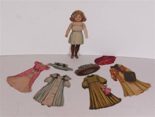Ca1895 Raphael Tuck Set Of Paper Dolls - Dainty Dresses Series - Lovely Lilly