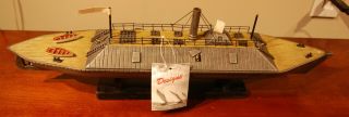 Css Atlanta Model By Berkeley Designs,  Civil War Battle Of The Iron Clads