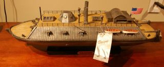 Uss Cairo Model By Berkeley Designs,  Civil War Battle Of The Iron Clads