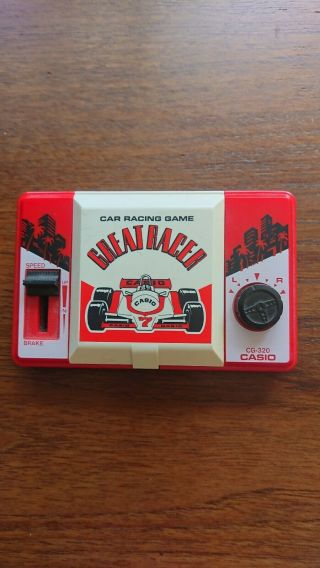 Great Racer 1984 Vintage Electronic Handheld Game