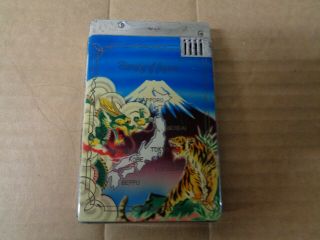 Hadson Automatic Combination Lighter,  Cigarette Case,  Vintage Japan,