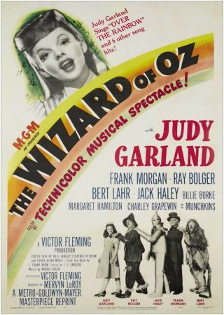 The Wizard Of Oz Vintage Movie Large Poster Art Print Maxi A1 A2 A3 A4