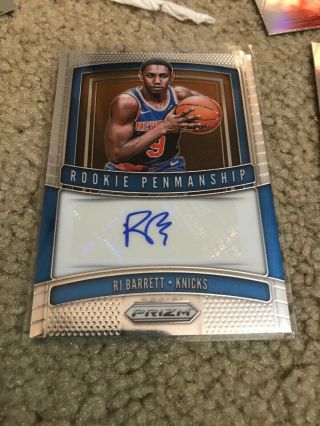 Rj Barrett Rc Auto 19 - 20 Prizm Nba Pack Fresh