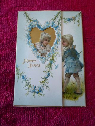 Vintage 1901 - 1910 Raphael Tuck & Sons Valentine Card Saxony