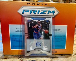 2019 20 Prizm Rc Auto - Rj Barrett - Rookie Auto / Autograph - Knicks Basketball
