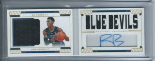 2019 20 Panini National Treasures Rj Barrett Patch Auto Booklet 29/56 Rpa